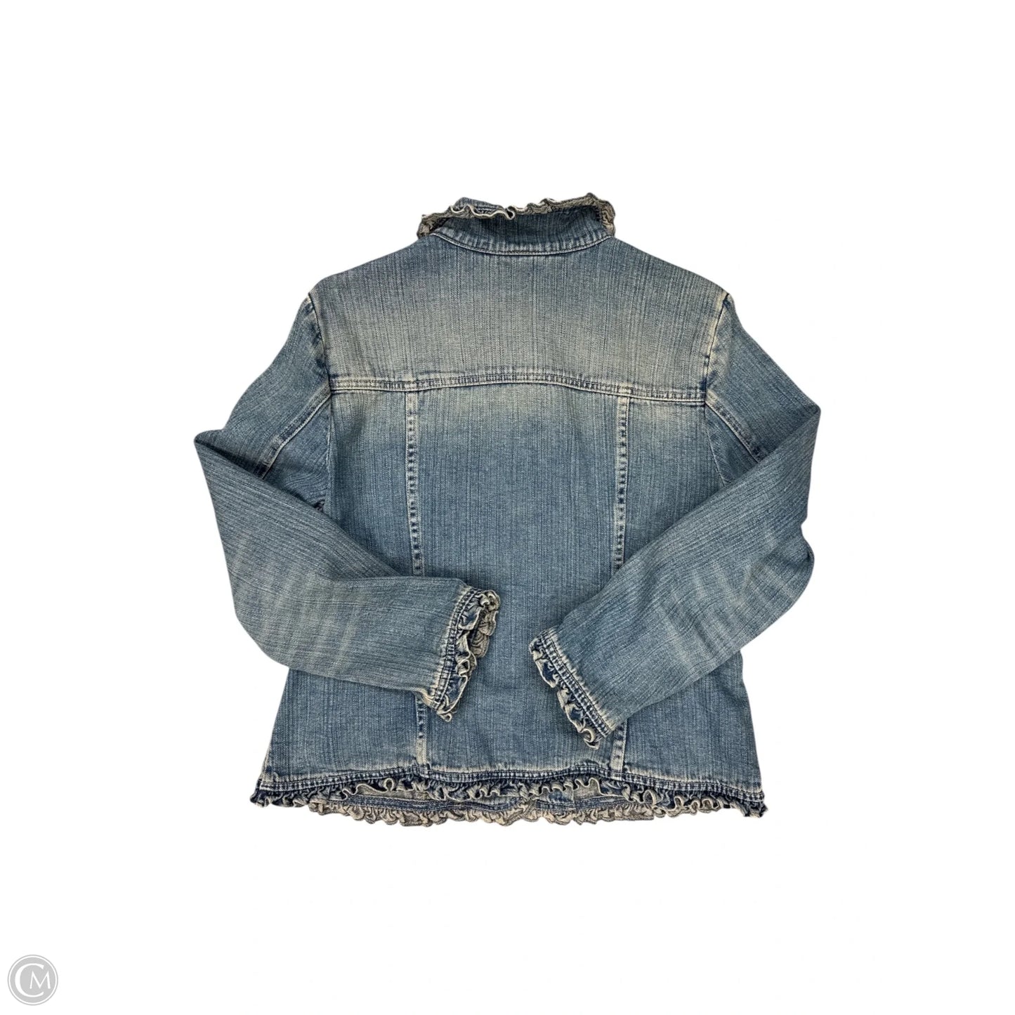 Jacket Denim By J. Jill In Blue Denim, Size: Mp