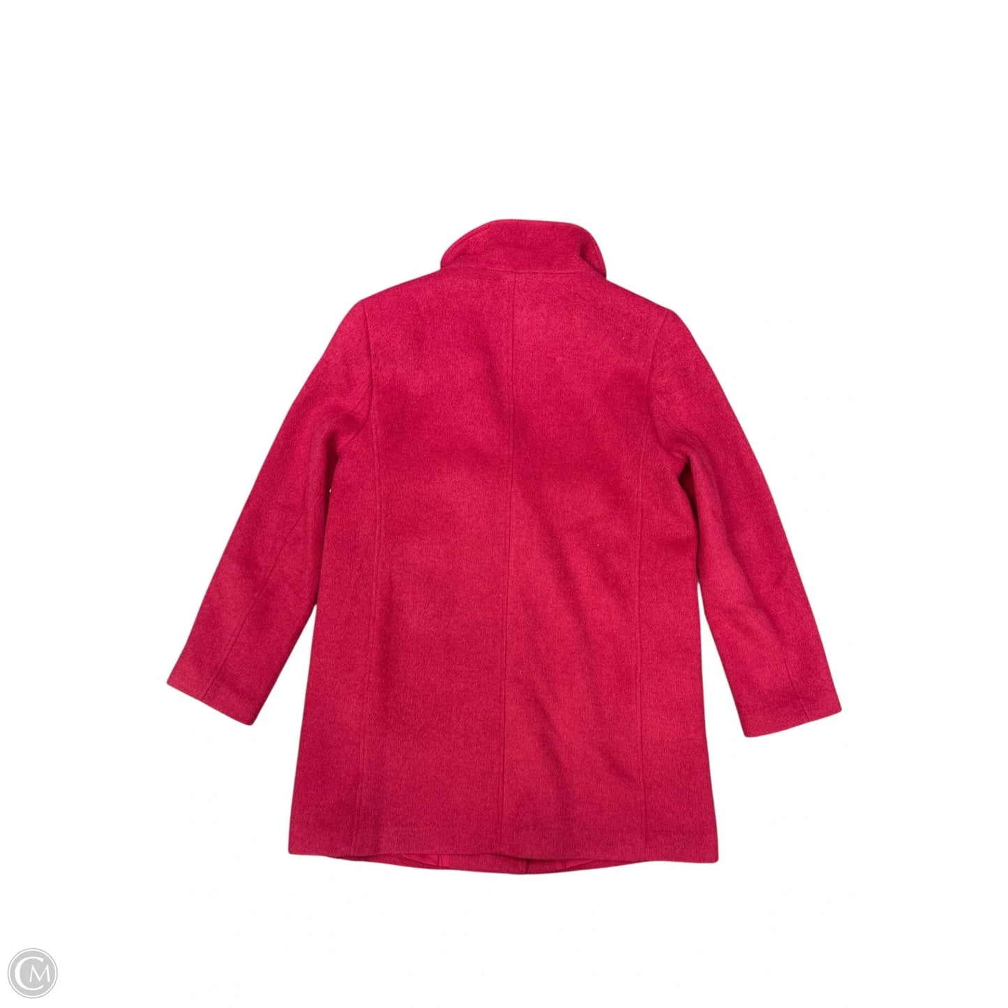 Coat Wool By Loft In Pink, Size: L