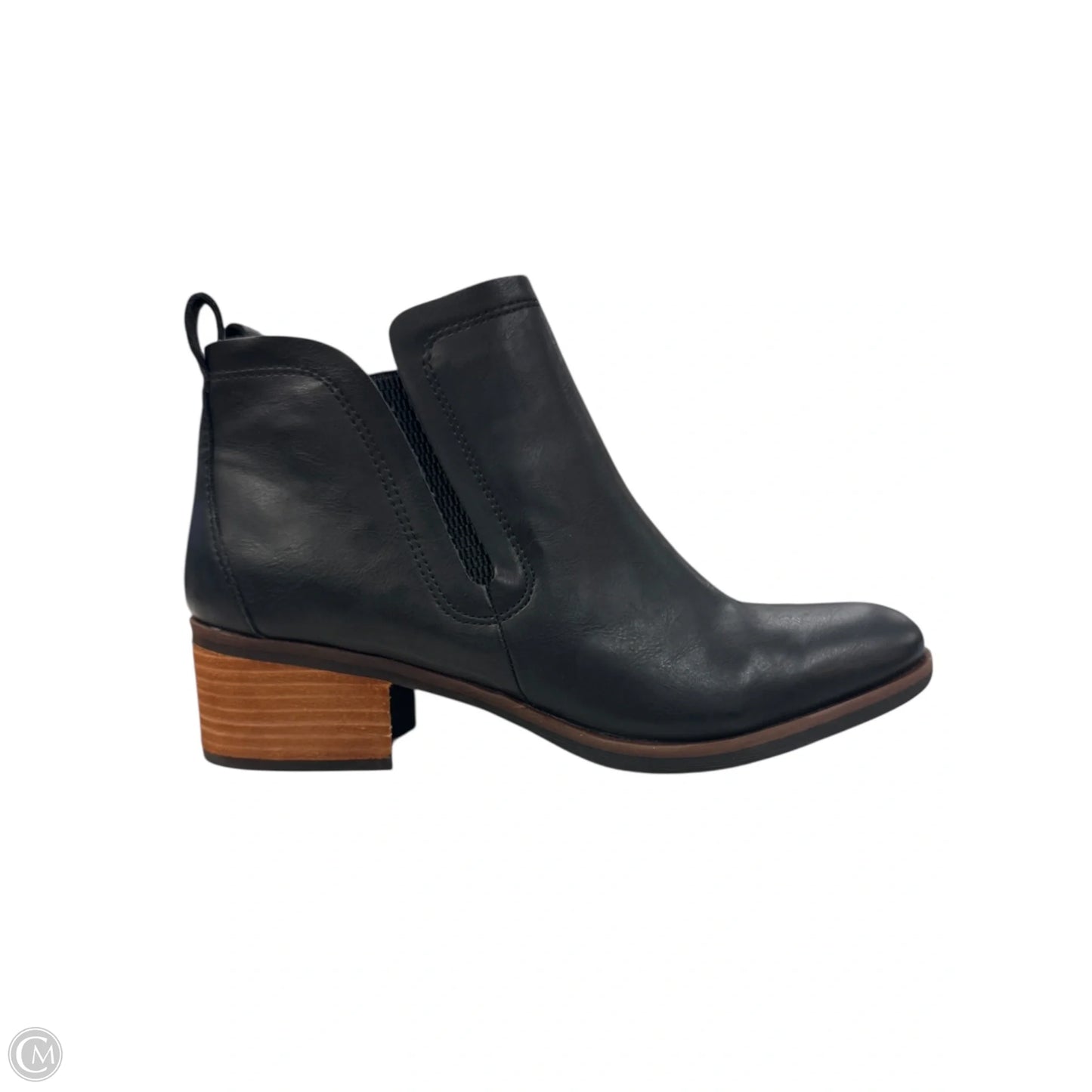 Boots Ankle Heels By Korks In Black, Size: 10