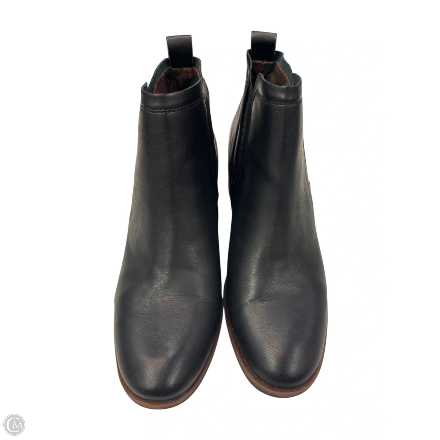 Boots Ankle Heels By Korks In Black, Size: 10