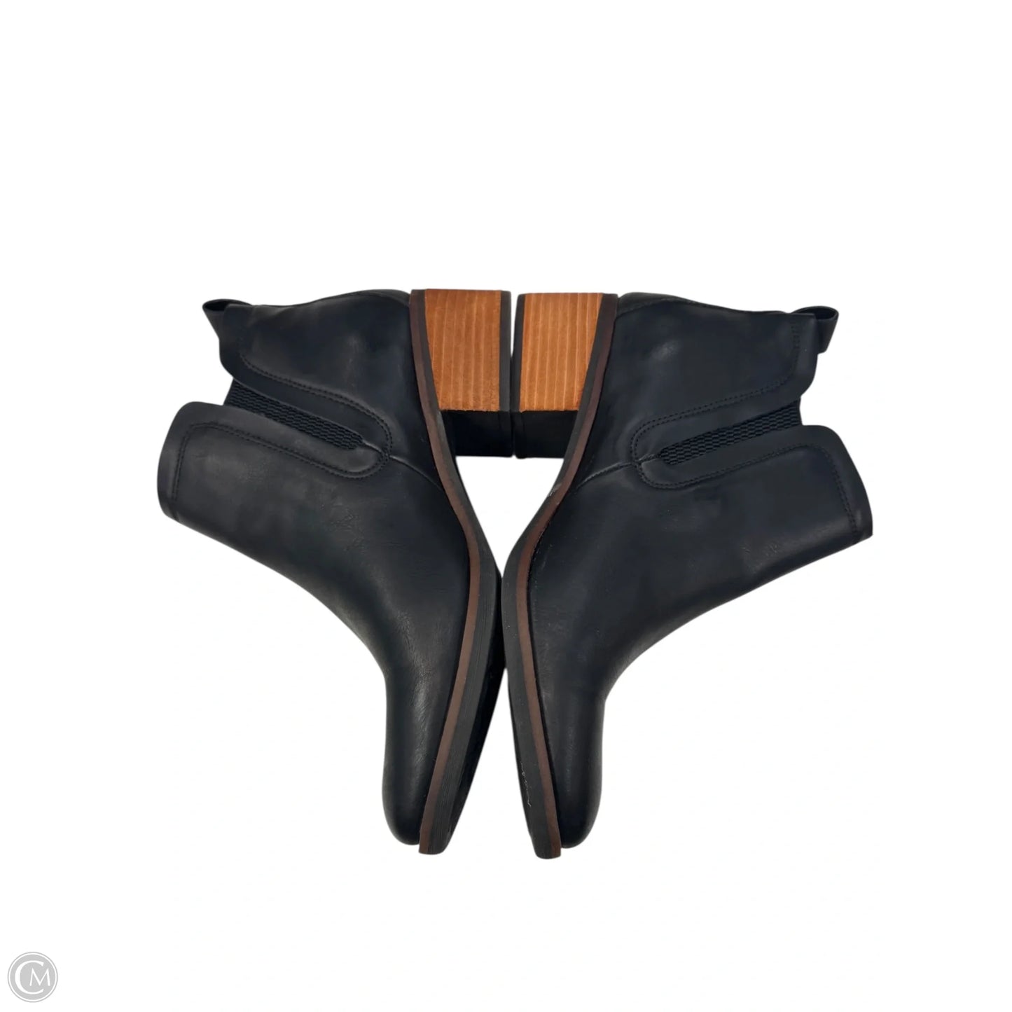 Boots Ankle Heels By Korks In Black, Size: 10