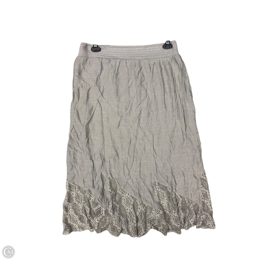 Skirt Maxi By Apt 9 In Tan, Size: 16
