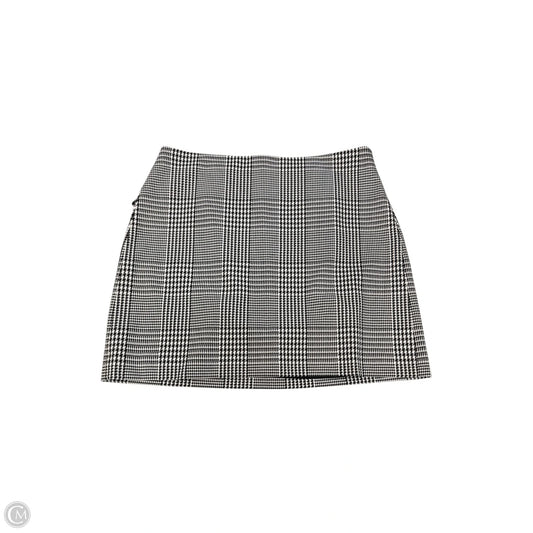 Skirt Mini & Short By Banana Republic In Black & White, Size: 10