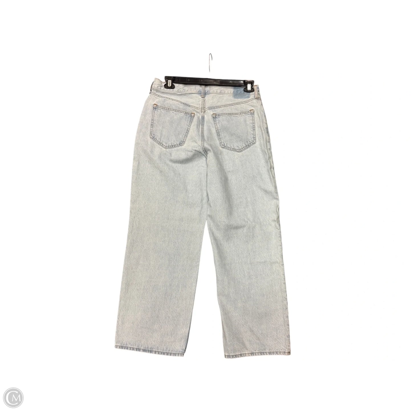 Jeans Wide Leg By Abercrombie And Fitch In Blue Denim, Size: 10