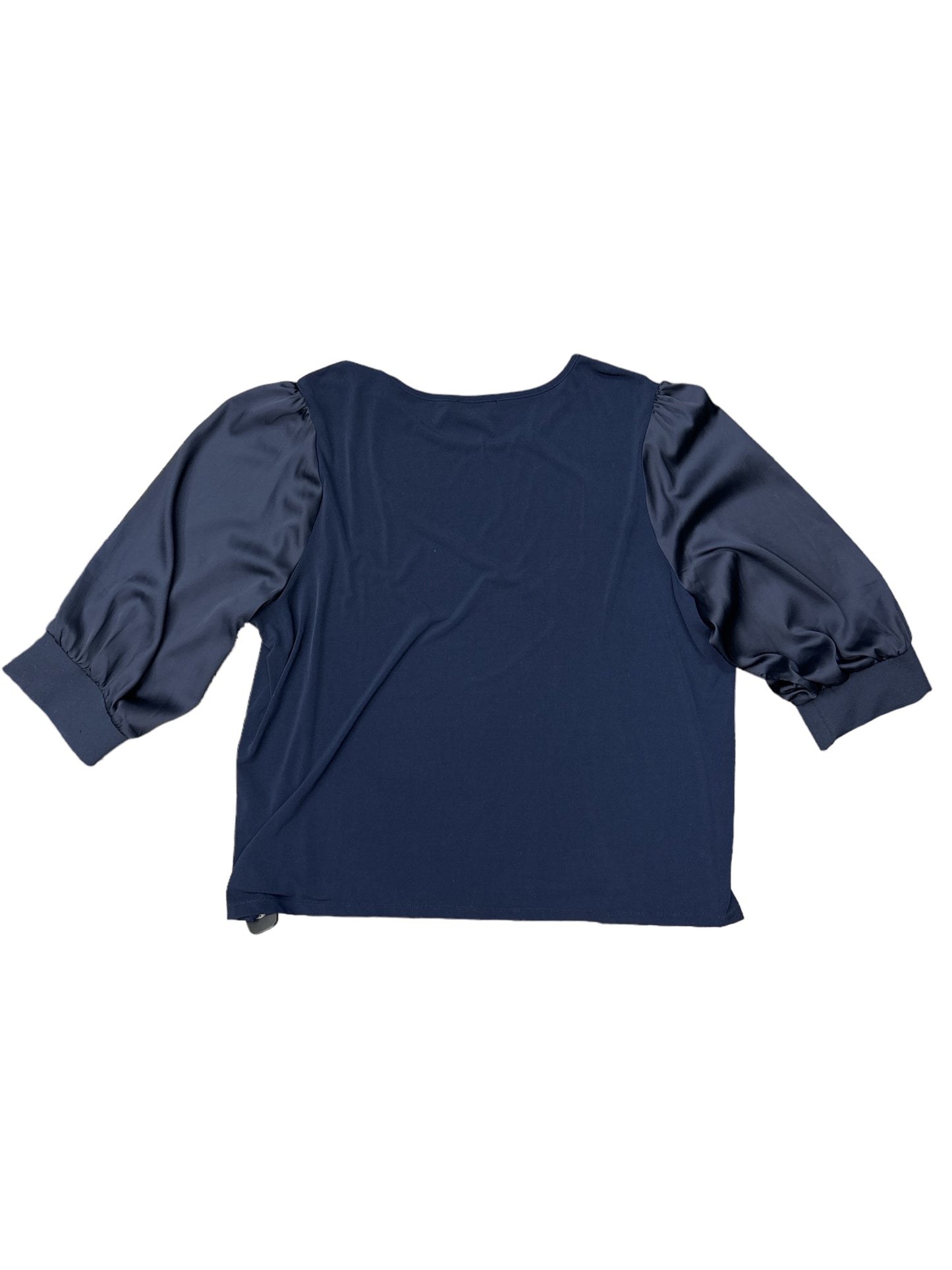 Navy Top 3/4 Sleeve Karl Lagerfeld, Size 2x