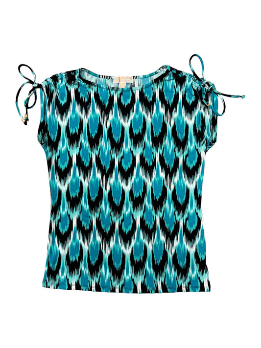 Aqua Blouse Sleeveless Michael By Michael Kors, Size M