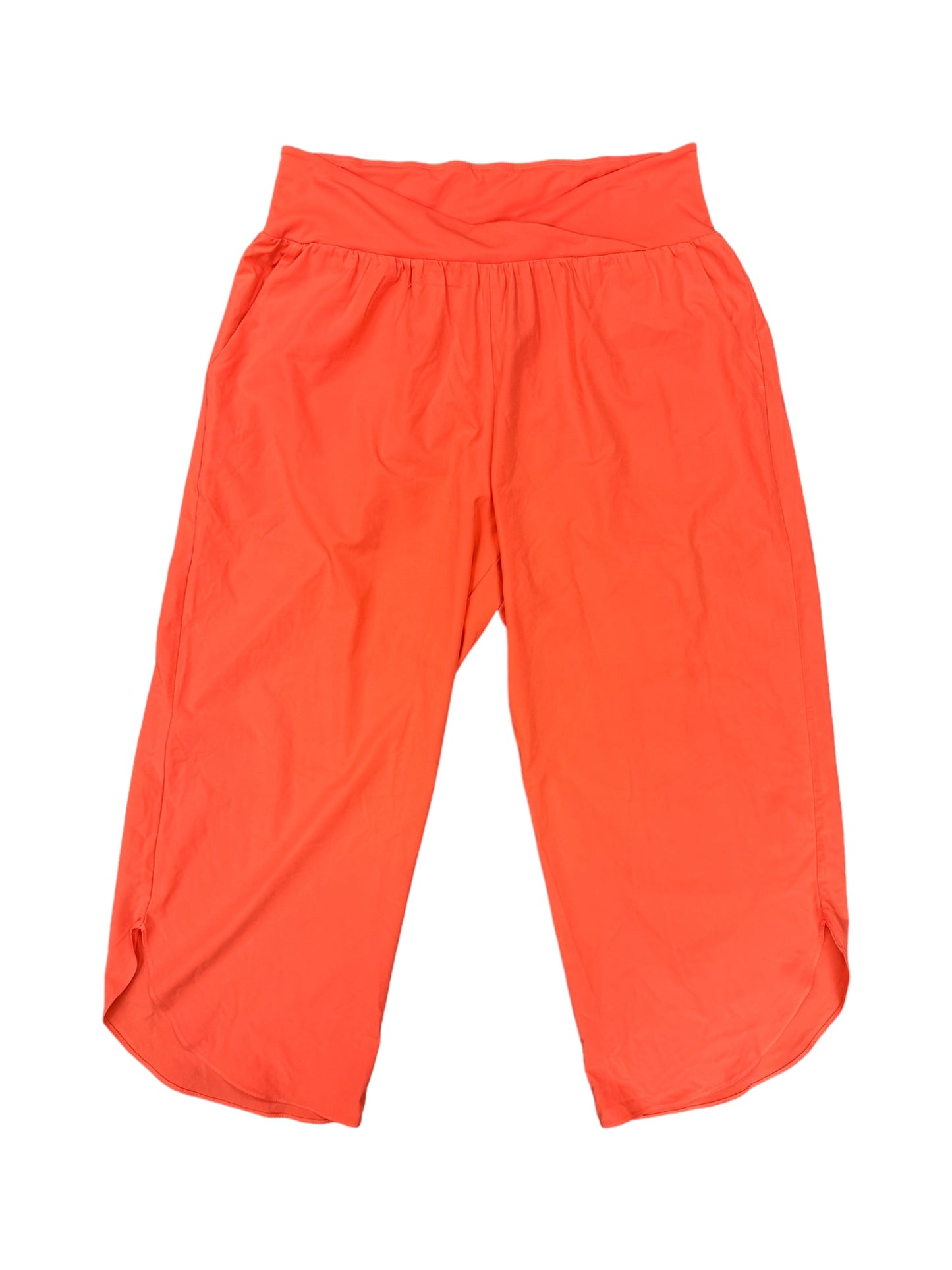 Orange Athletic Pants Cmc, Size Xl