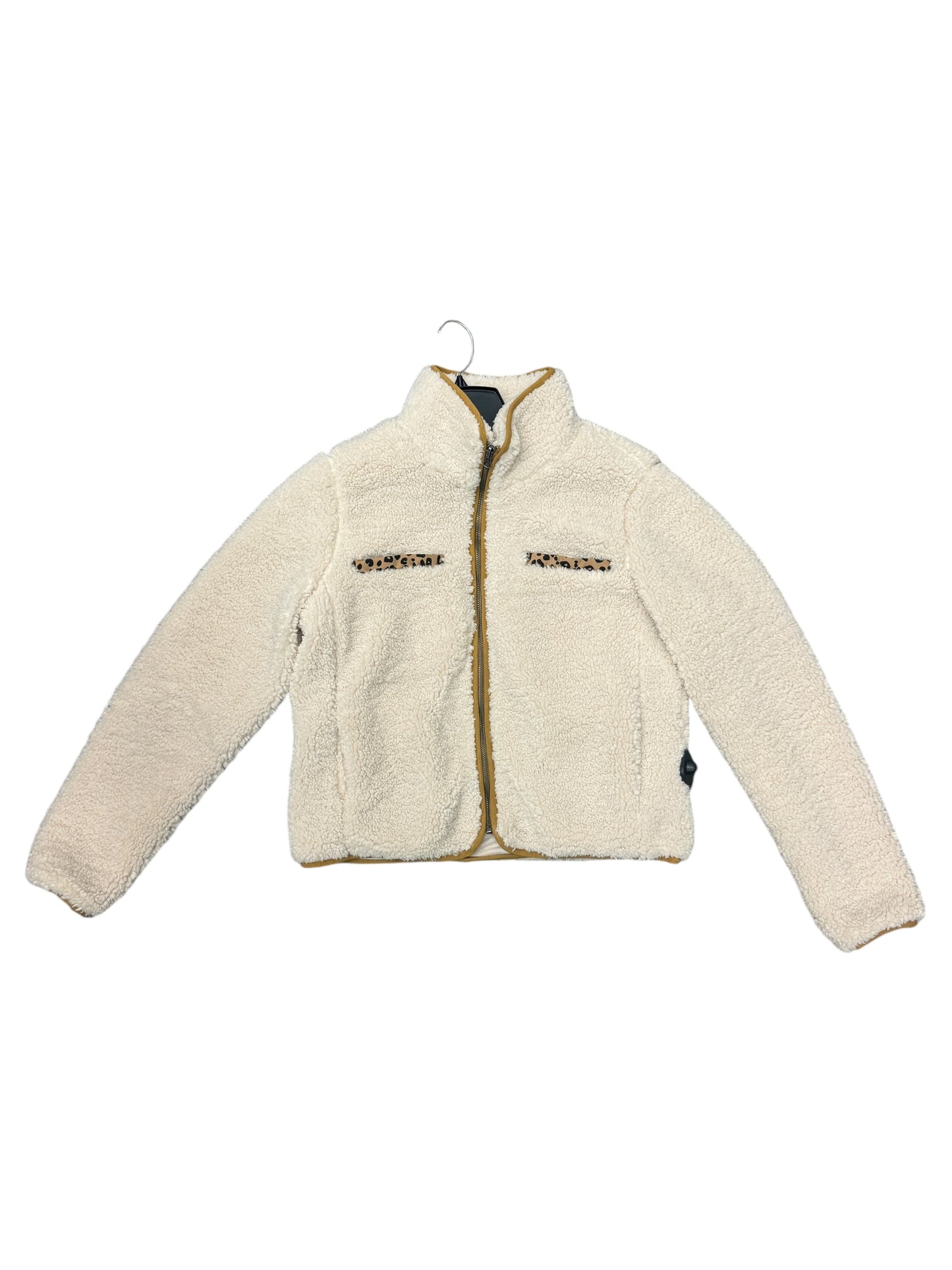 Jacket Faux Fur & Sherpa By Thread And Supply In Cream, Size: Xs