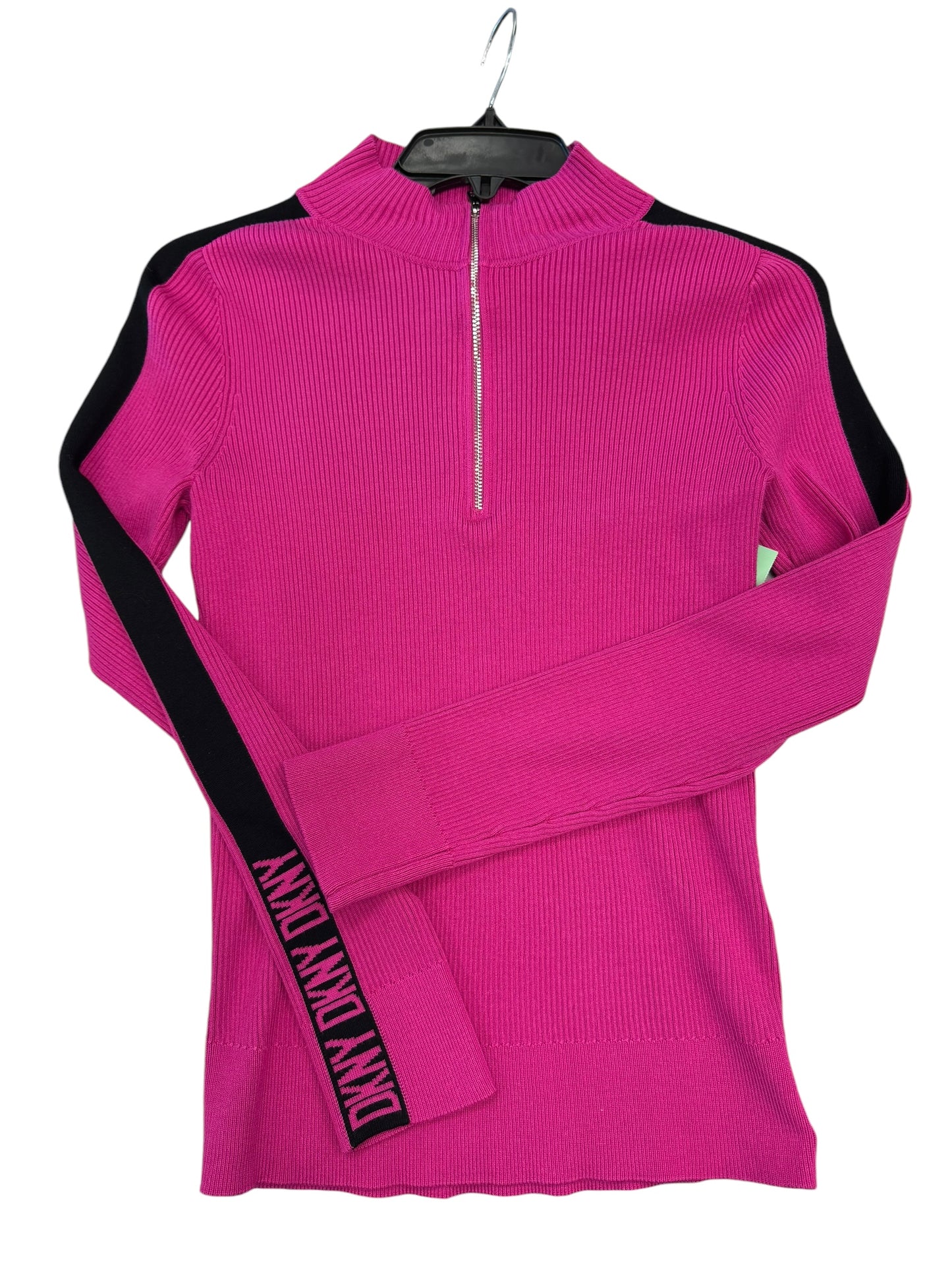 Top Long Sleeve By Dkny In Pink, Size: S