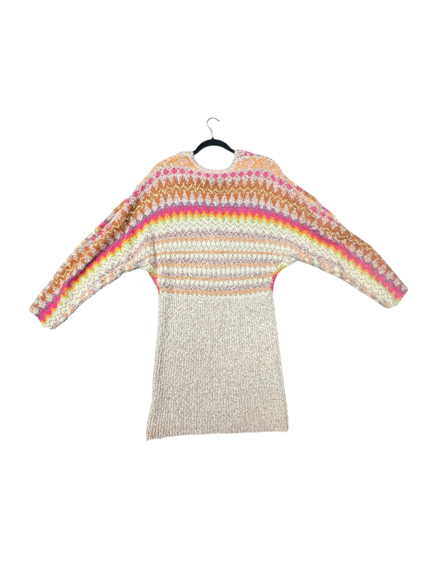 Dress Sweater By Free People In Pink, Size: Xl