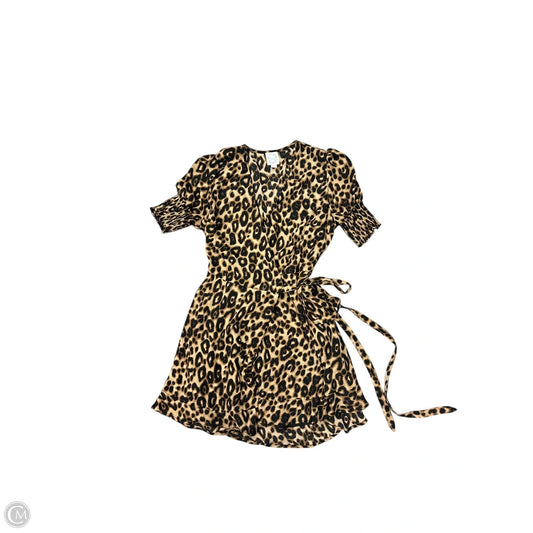Dress Casual Short By Blue Rain In Animal Print, Size: 4