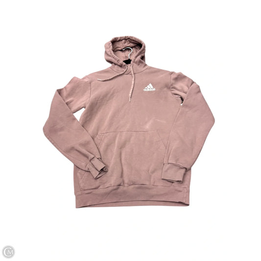 Sweatshirt Hoodie By Adidas In Pink, Size: S