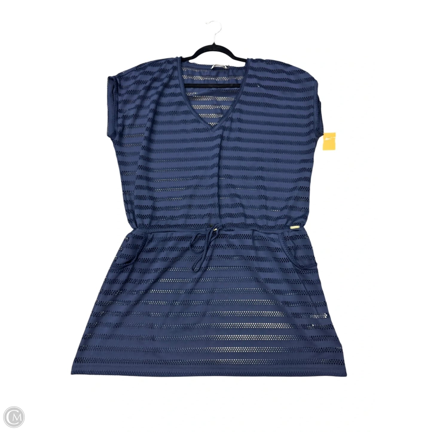 Swimwear Cover-up By Calvin Klein In Navy, Size: Xl