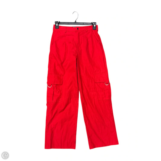 Pants Cargo & Utility By Pretty Little Thing In Red, Size: 10