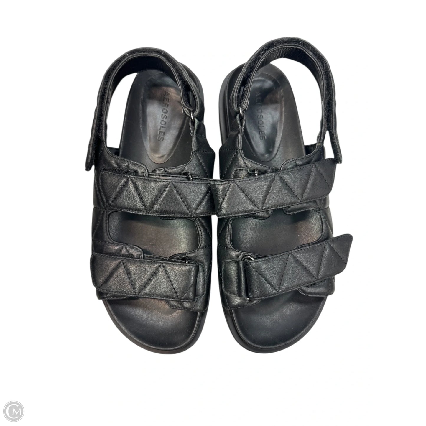 Sandals Flats By Aerosoles In Black, Size: 9