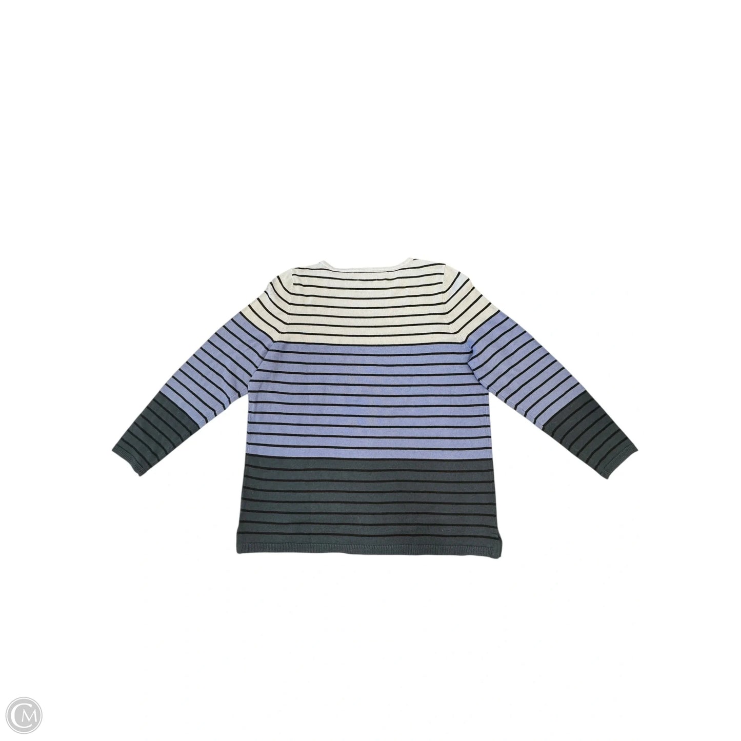 Sweater By Croft And Barrow In Blue, Size: L