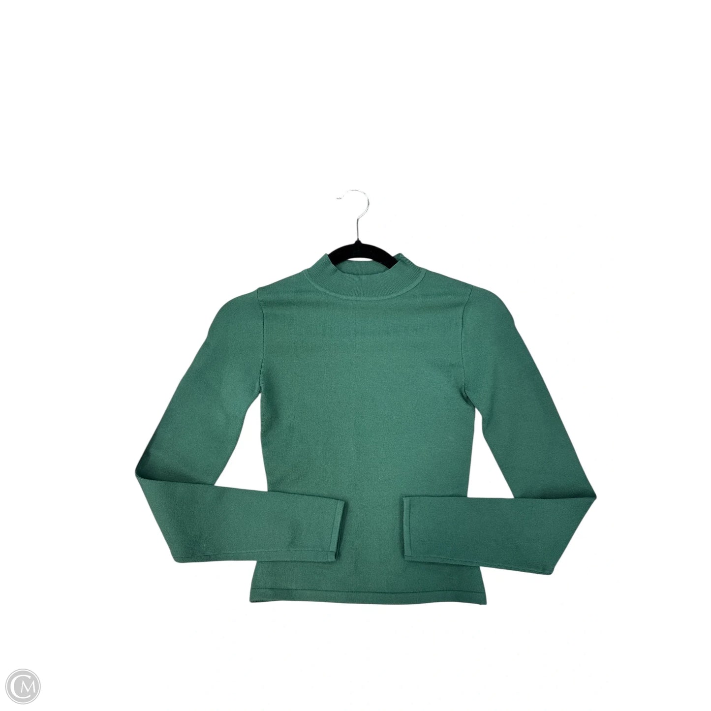 Top Long Sleeve By Babaton In Green, Size: Xs