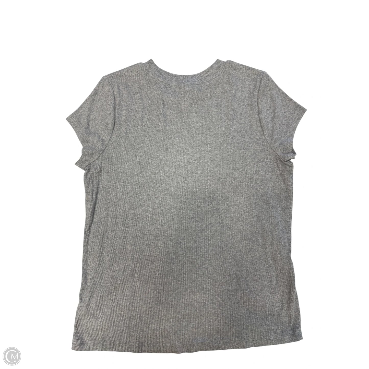 Top Short Sleeve By A New Day In Grey, Size: Xl