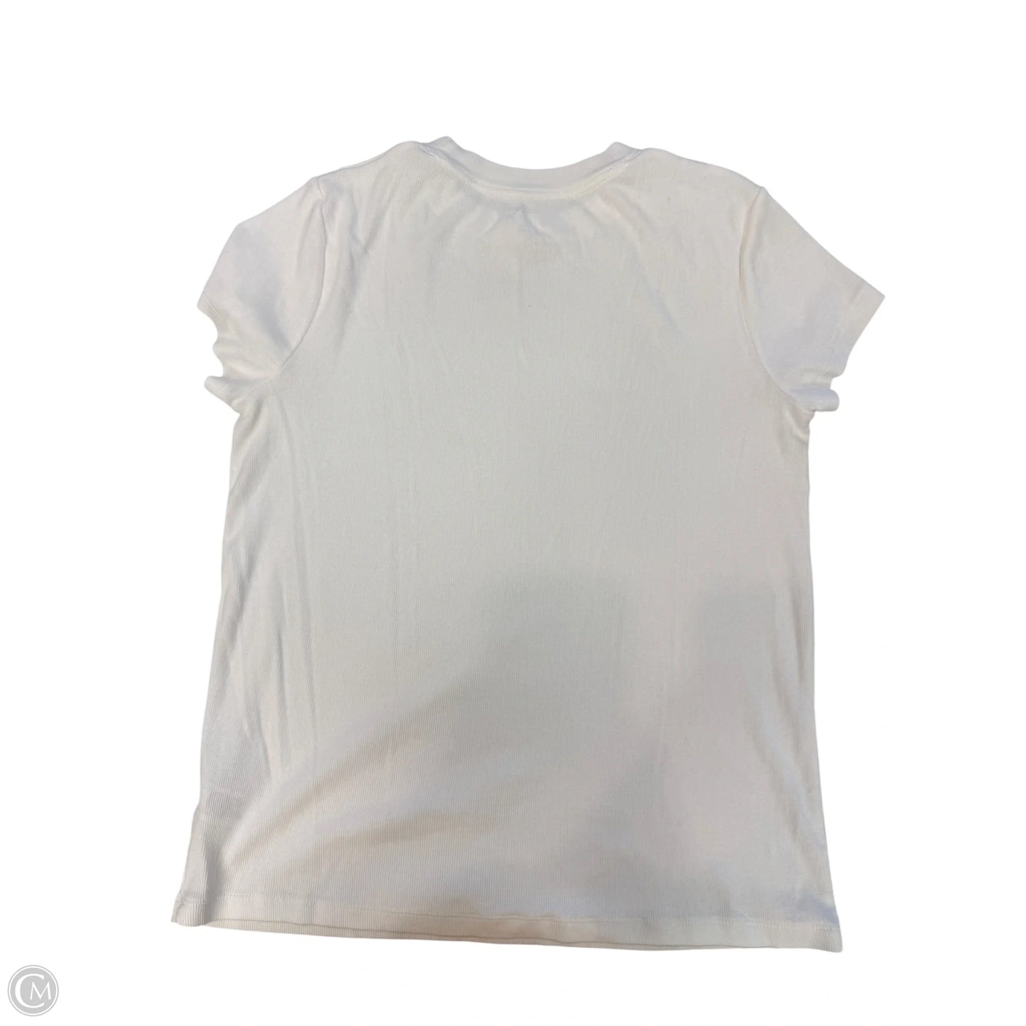 Top Short Sleeve By A New Day In White, Size: Xl