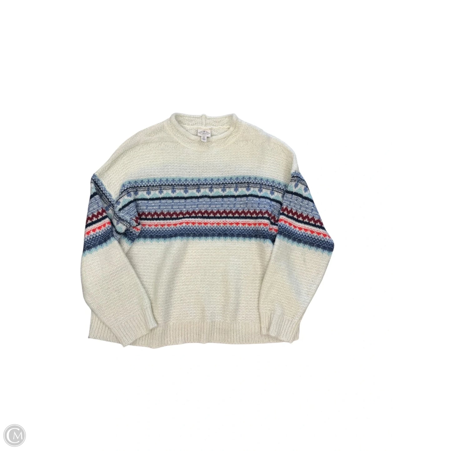 Sweater By St Johns Bay In Cream, Size: 2x