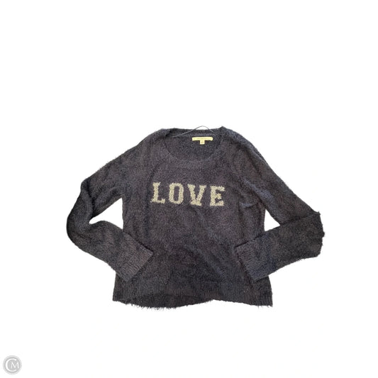 Sweater By Clothes Mentor In Navy, Size: L