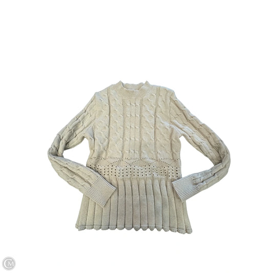 Sweater By Clothes Mentor In Tan, Size: M