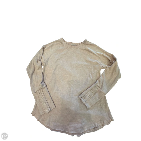 Top Long Sleeve By Evereve In Pink, Size: M