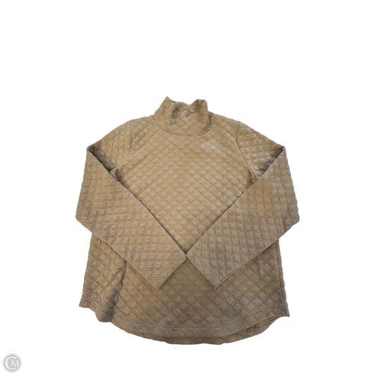 Top Long Sleeve By J. Crew In Tan, Size: S