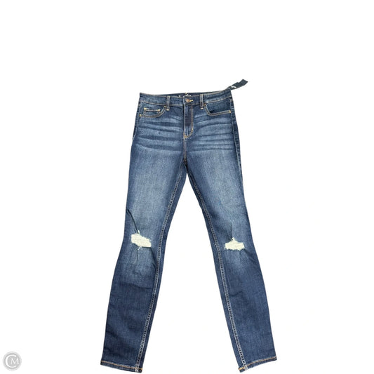 Jeans Skinny By Hollister In Blue Denim, Size: 6
