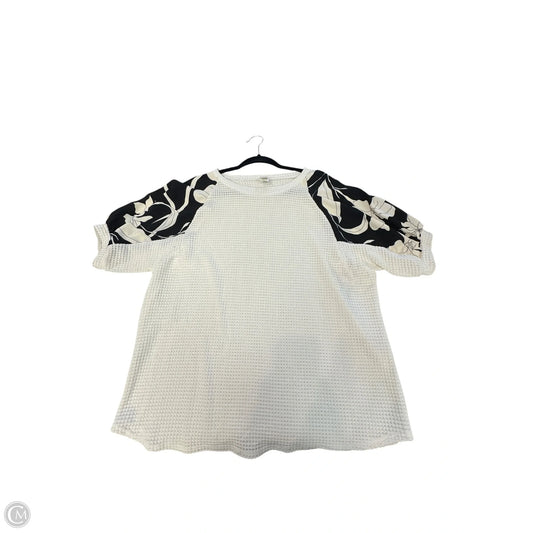 Top Short Sleeve By 7th Ray In White, Size: M