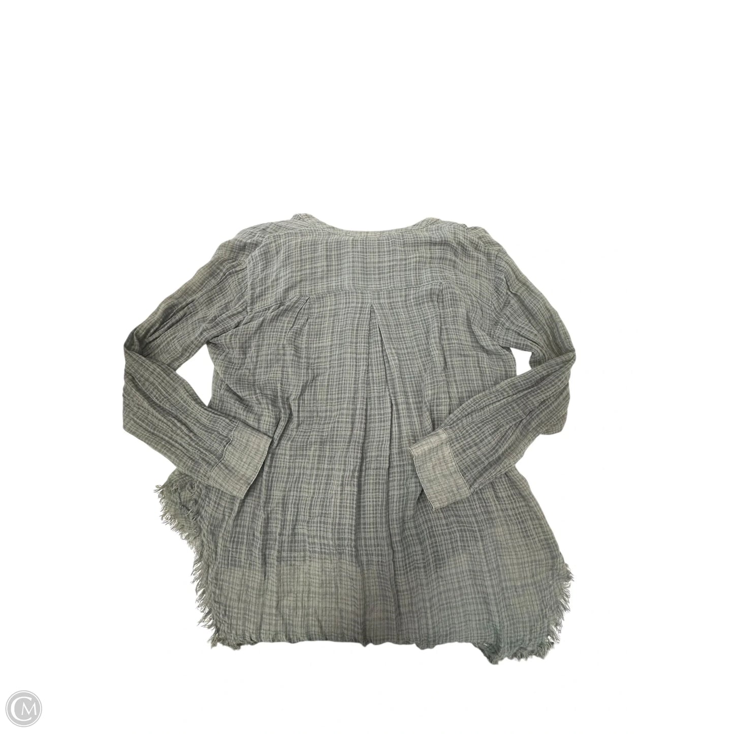 Top Long Sleeve By Free People In Blue, Size: M