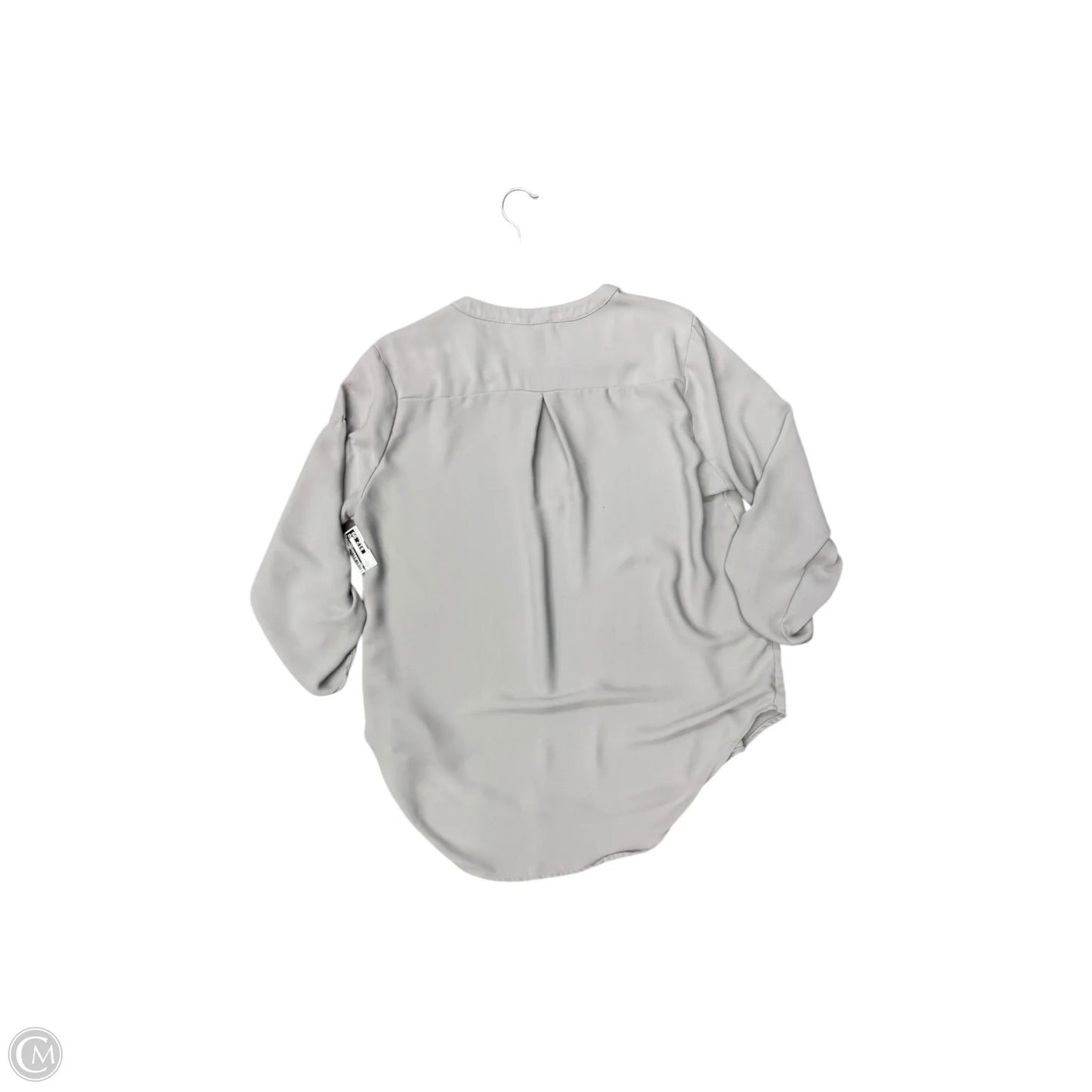 Top 3/4 Sleeve By Cmc In Grey, Size: L