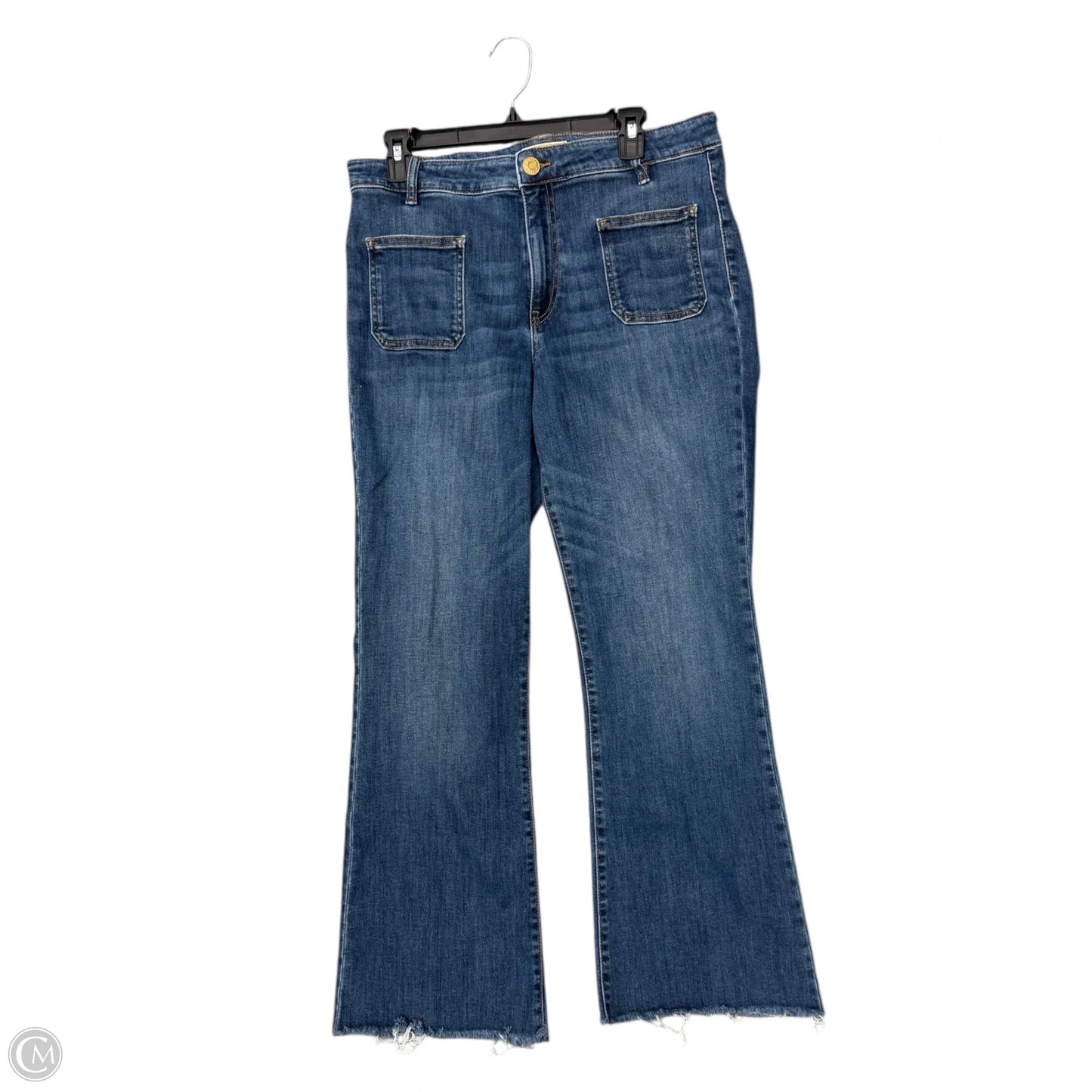 Jeans Boot Cut By Paige In Blue, Size: 12