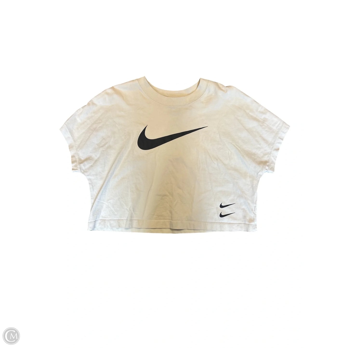 Top Short Sleeve By Nike In Beige, Size: Xl