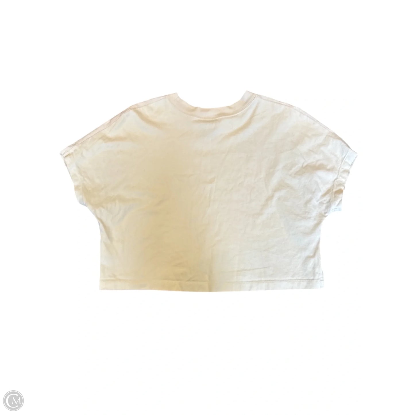 Top Short Sleeve By Nike In Beige, Size: Xl