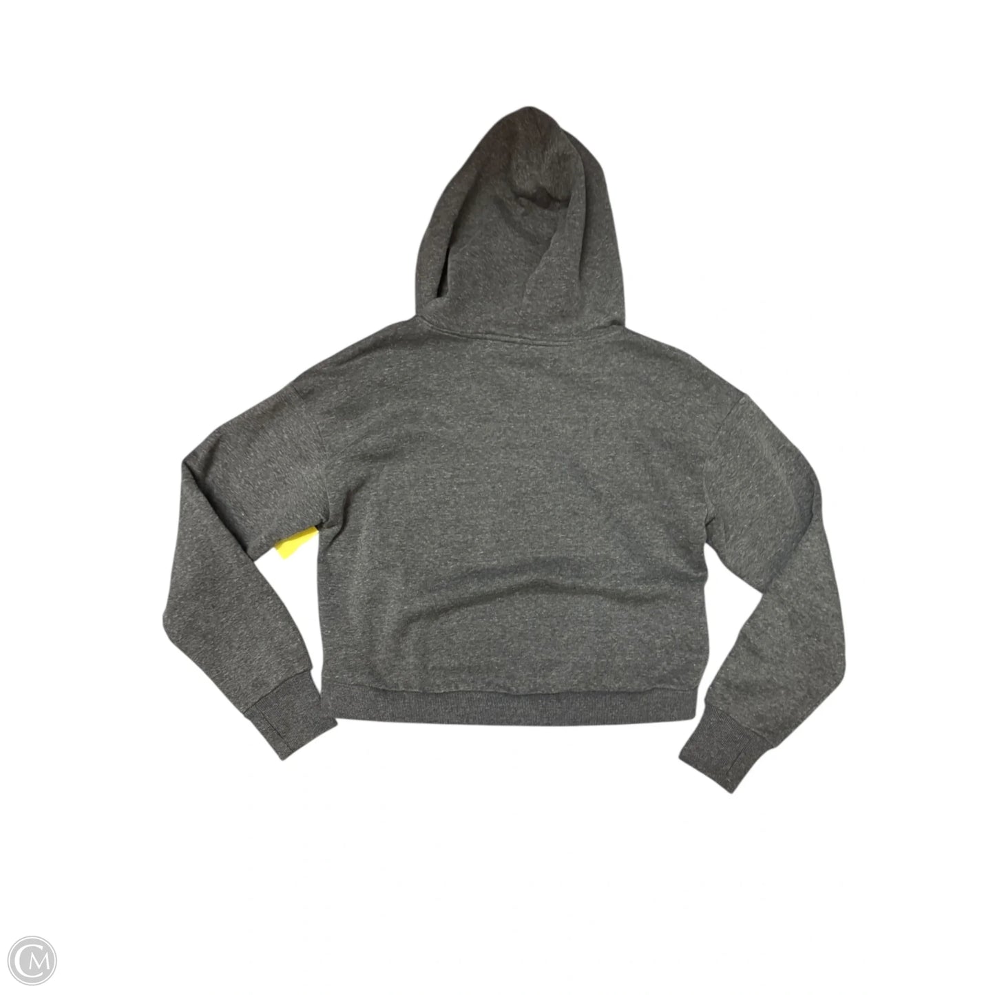 Sweatshirt Hoodie By Bebe In Grey, Size: M
