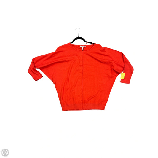 Top Long Sleeve By Cmc In Orange, Size: L