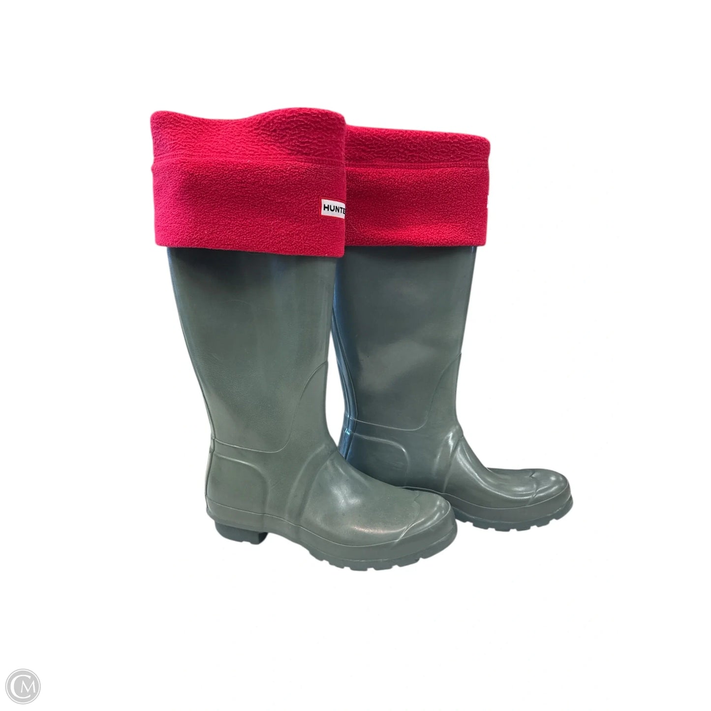 Boots Knee Flats By Hunter In Green, Size: 7