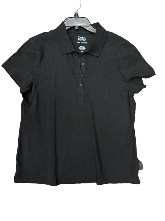 Top Short Sleeve By Croft And Barrow  Size: Large
