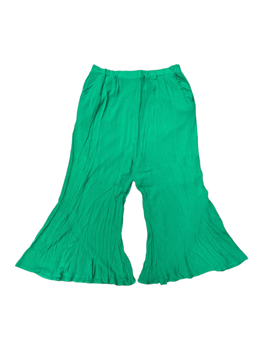 Green Pants Linen Nina Leonard, Size 20