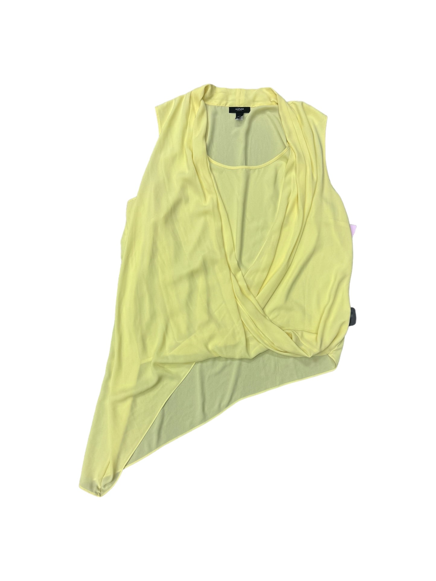 Yellow Blouse Sleeveless Alfani, Size 2x