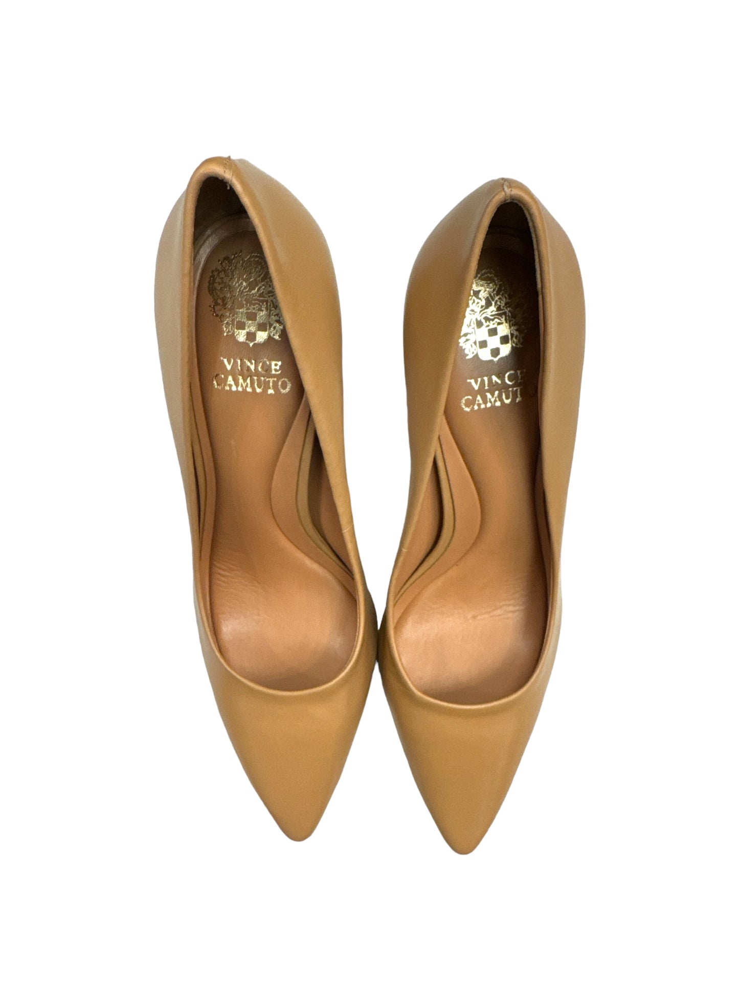 Tan Shoes Heels Stiletto Vince Camuto, Size 10