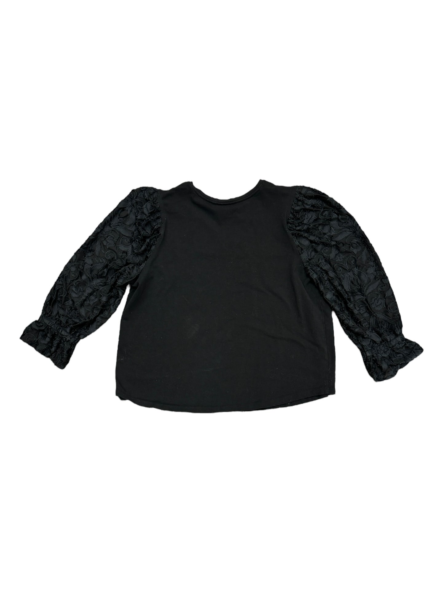 Blouse Long Sleeve By Chicos In Black, Size: Xxl