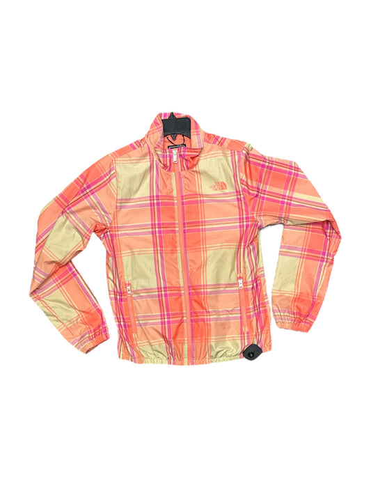 Jacket Windbreaker By The North Face In Orange & Pink, Size: S