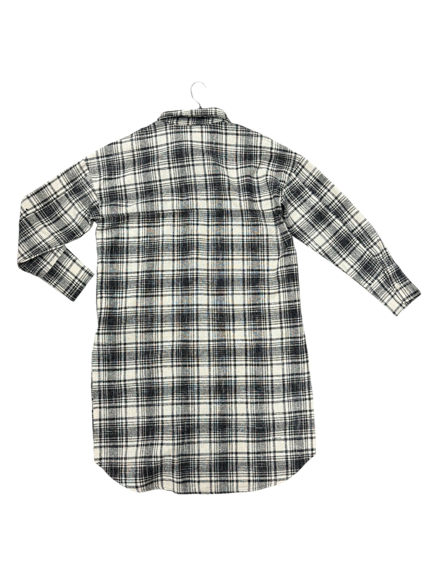 Jacket Shirt By Clothes Mentor In Plaid Pattern, Size: S