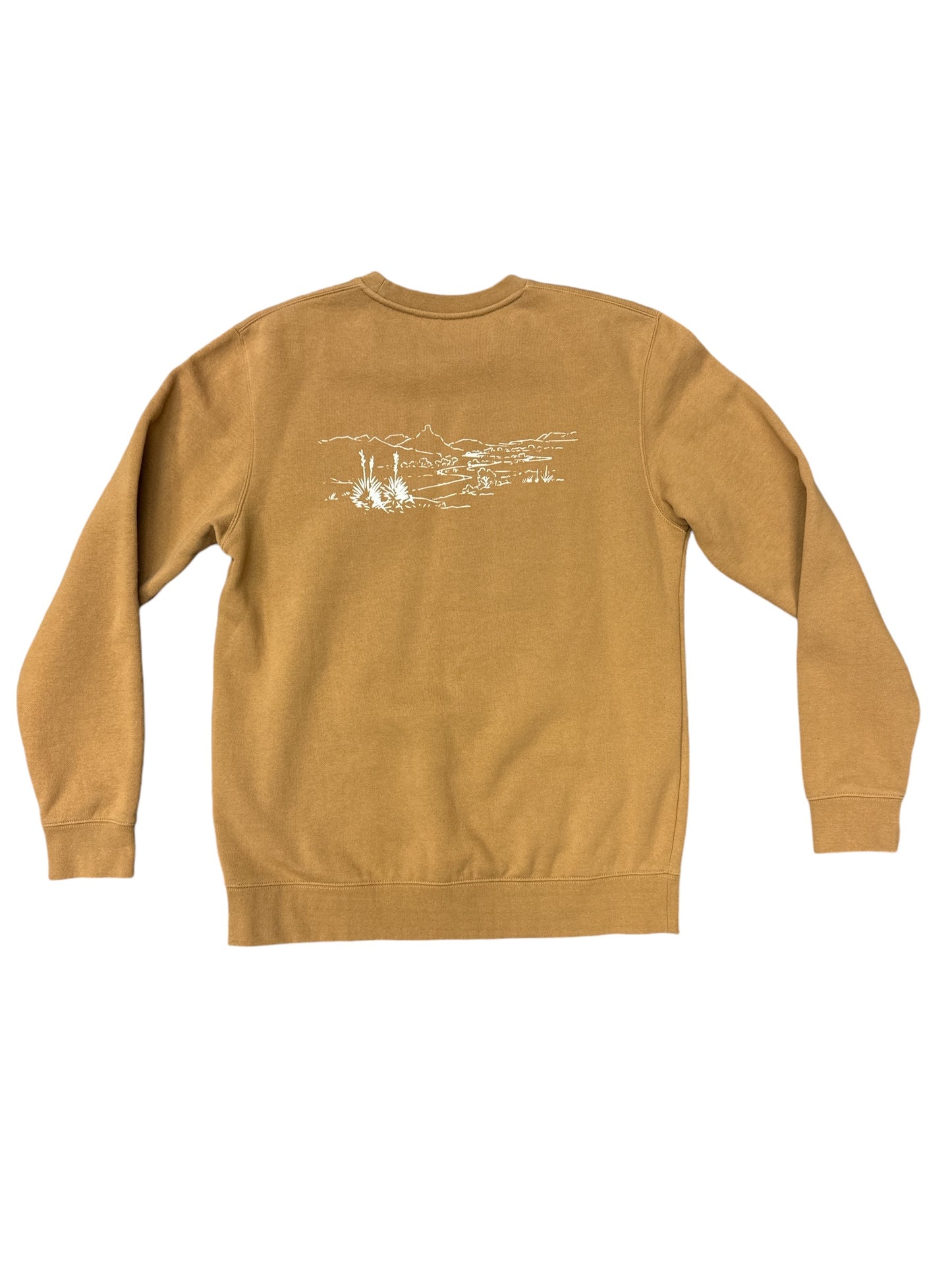 Sweatshirt Crewneck By Cmc In Brown, Size: L