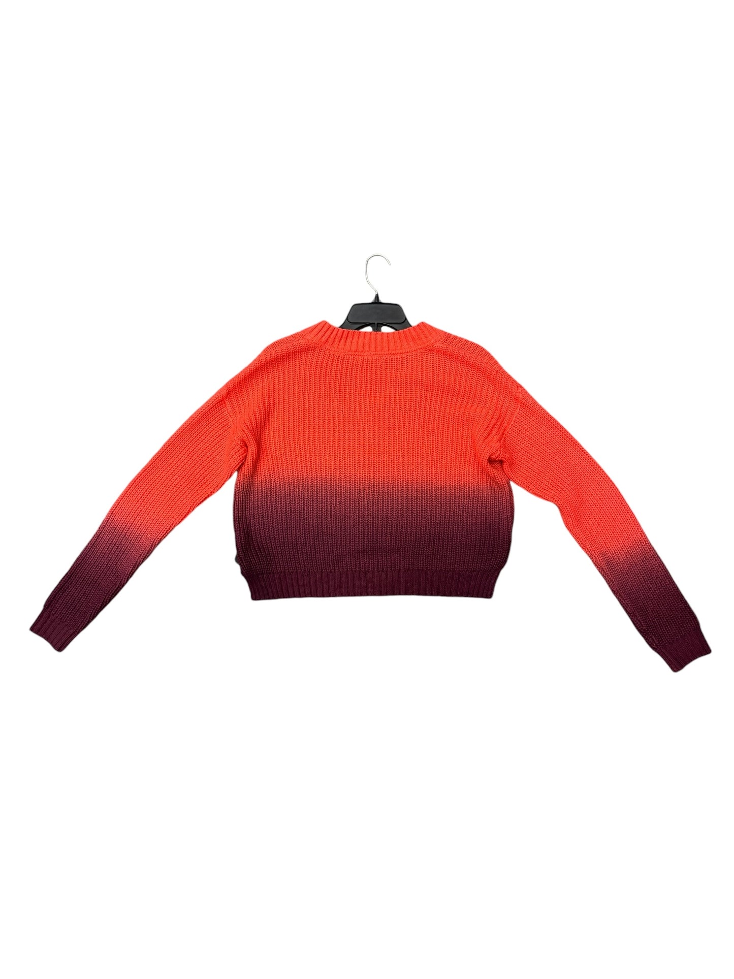 Sweater By Harper In Orange & Purple, Size: S