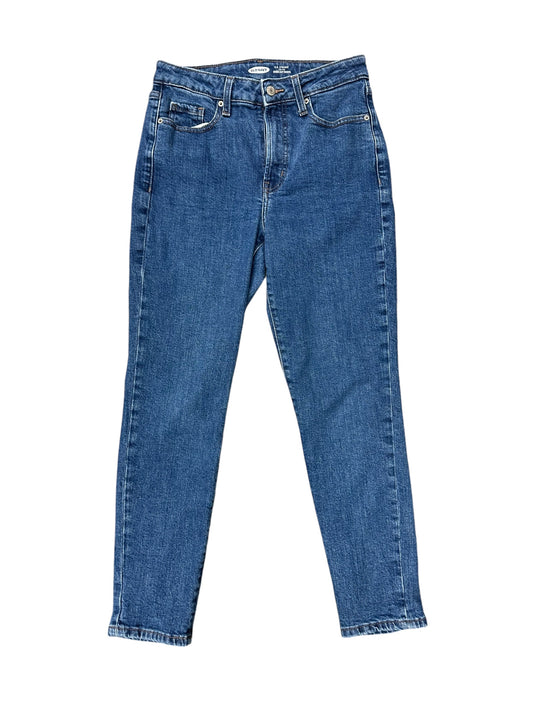 Jeans Straight By Old Navy In Blue Denim, Size: 0