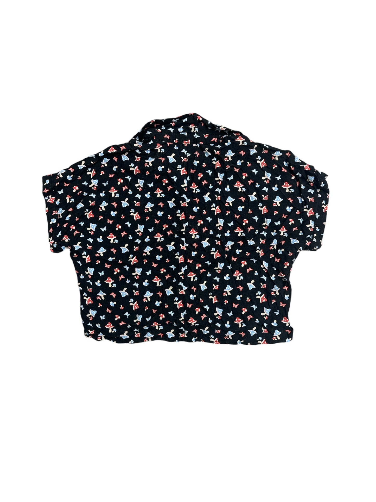 Top Short Sleeve By Clothes Mentor In Black, Size: M