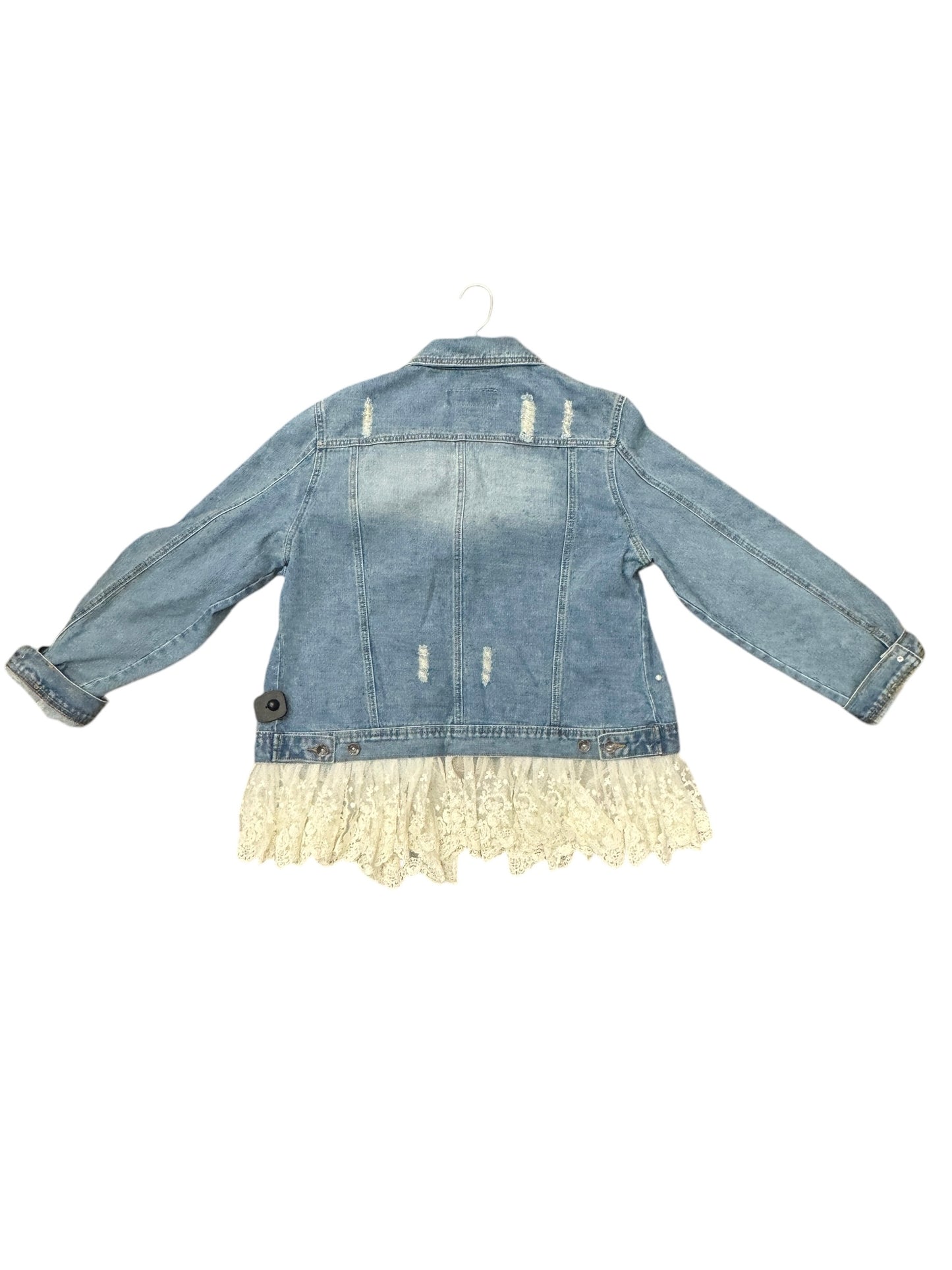 Jacket Denim By Live A Little In Blue Denim, Size: Xl